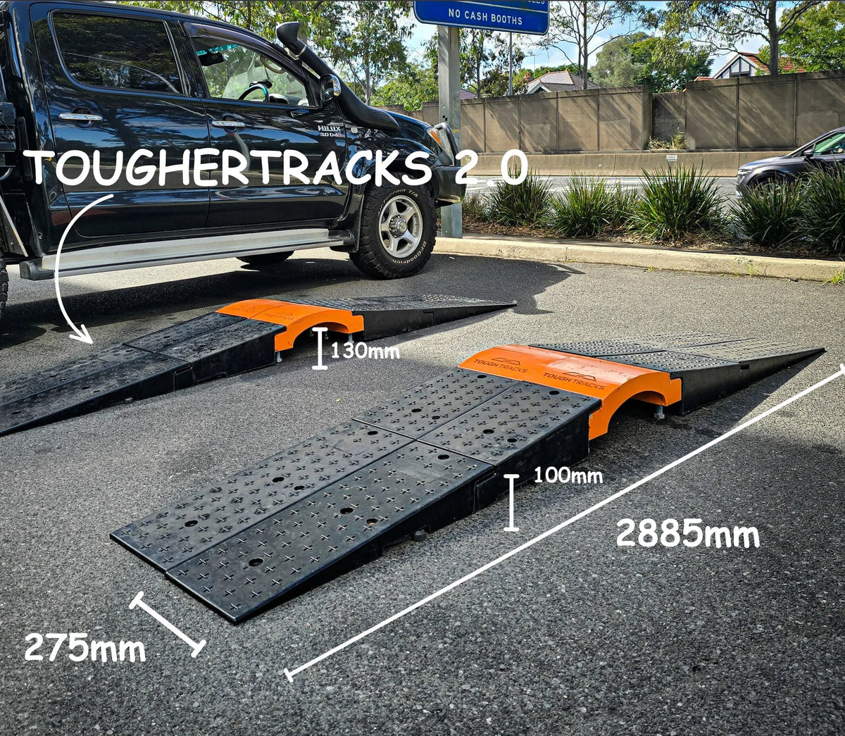 Separate dimensioned configuration showing total length 2885 mm and segment width 275 mm